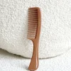 Le Peigne à Manche Démêlant en Acétate Terracotta|La Bonne Brosse Fashion