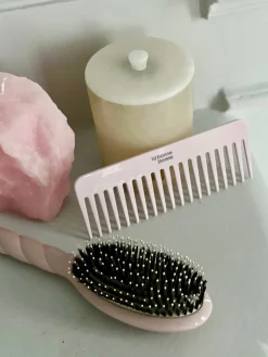 Le Peigne Large Démêlant en Acétate Rose lilas|La Bonne Brosse Fashion