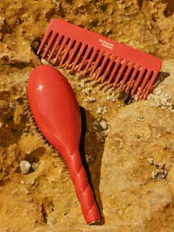Le Peigne Large Démêlant en Acétate Terre Battue|La Bonne Brosse Fashion