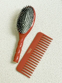 Le Peigne Large Démêlant en Acétate Terre Battue|La Bonne Brosse Fashion