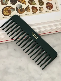 Le Peigne Large Démêlant en Acétate Vert Emeraude|La Bonne Brosse Store