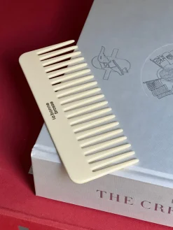 Le Peigne Large Démêlant en Acétate Ivoire Cair|La Bonne Brosse Sale