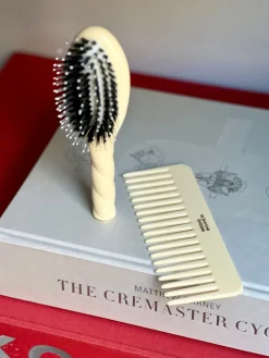 Le Peigne Large Démêlant en Acétate Ivoire Cair|La Bonne Brosse Sale