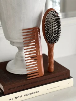 Le Peigne Large Démêlant en Acétate Terracotta|La Bonne Brosse Shop