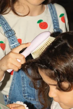 N.06 La brosse bébé MA PREMIÈRE BROSSE Rose Lilas|La Bonne Brosse Shop