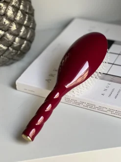 N.04 La Brosse Démêlante & Massante LA MIRACLE Rouge Cerise|La Bonne Brosse Cheap