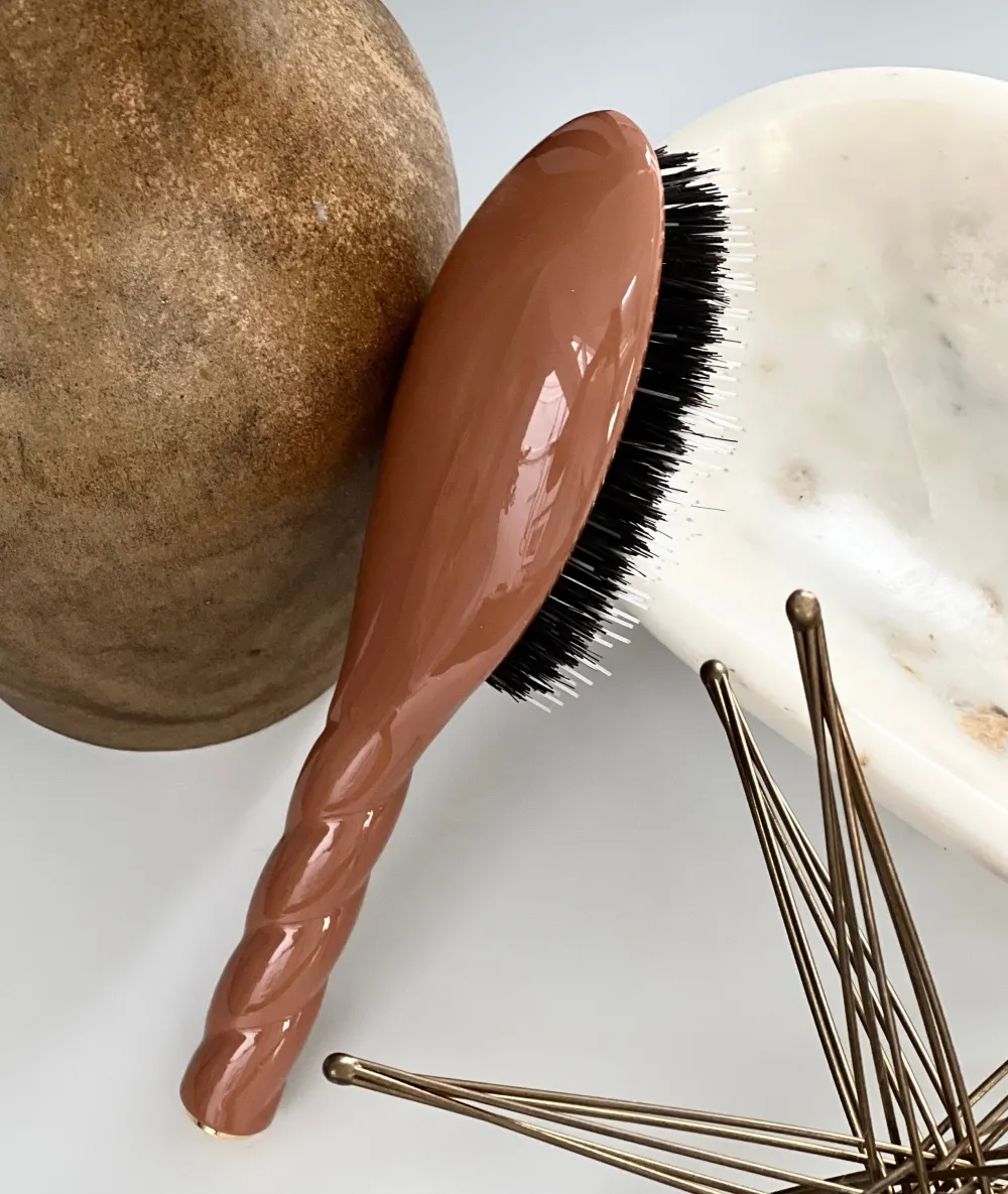 N.02 La Brosse Démêlante & Soin L'INDISPENSABLE Terracotta|La Bonne Brosse Discount