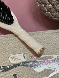 N.01 La Petite Brosse Brillance & Soin L’UNIVERSELLE Blanc Crème|La Bonne Brosse Store