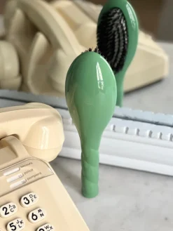 N.01 La Petite Brosse Brillance & Soin L’UNIVERSELLE Vert Amande|La Bonne Brosse Sale