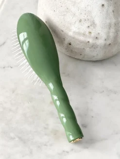 N.07 La Petite Brosse Démêlante & Stimulante L'INTENSE Vert Amande|La Bonne Brosse Fashion