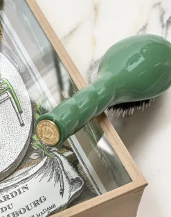 N.02 La Petite Brosse Démêlante & Soin L’INDISPENSABLE Vert Amande|La Bonne Brosse Best Sale